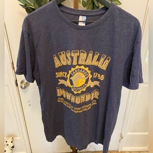 Australia Downunder Kangaroo Outback Graphic Tee T Shirt SS L Unisex